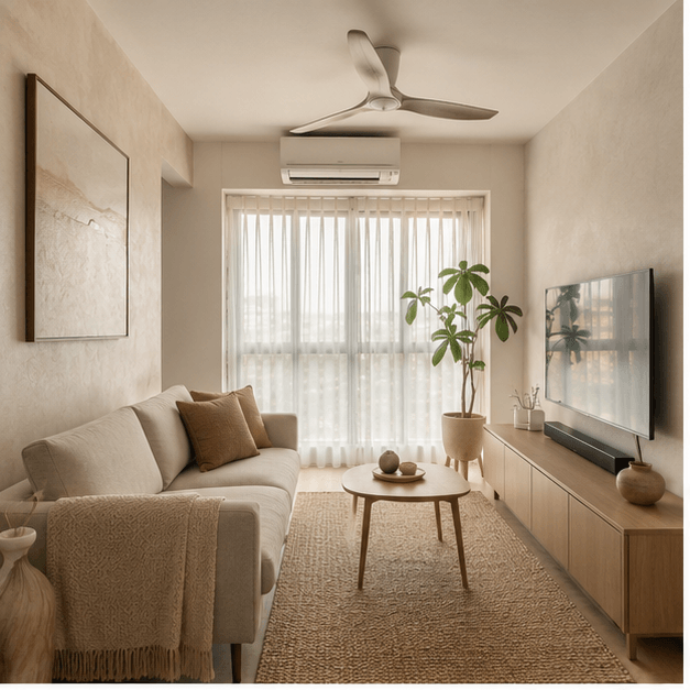 Tanglin penthouse · living