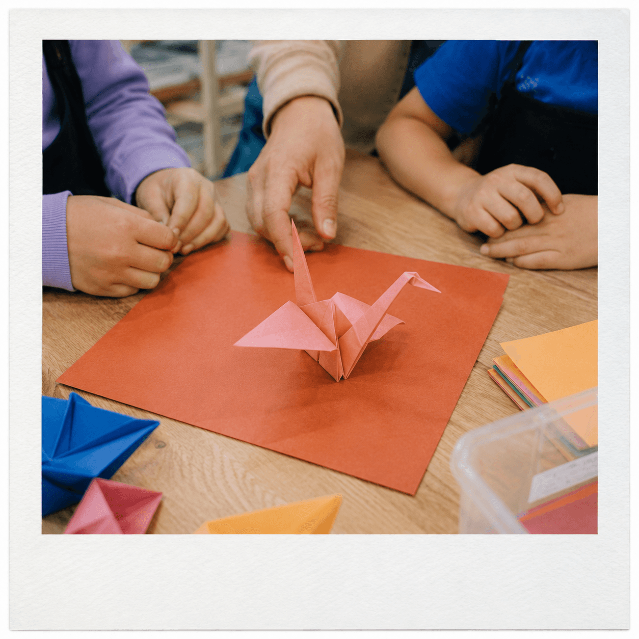 A paper crane