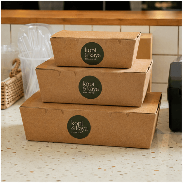 Stacked boxes · evening rush