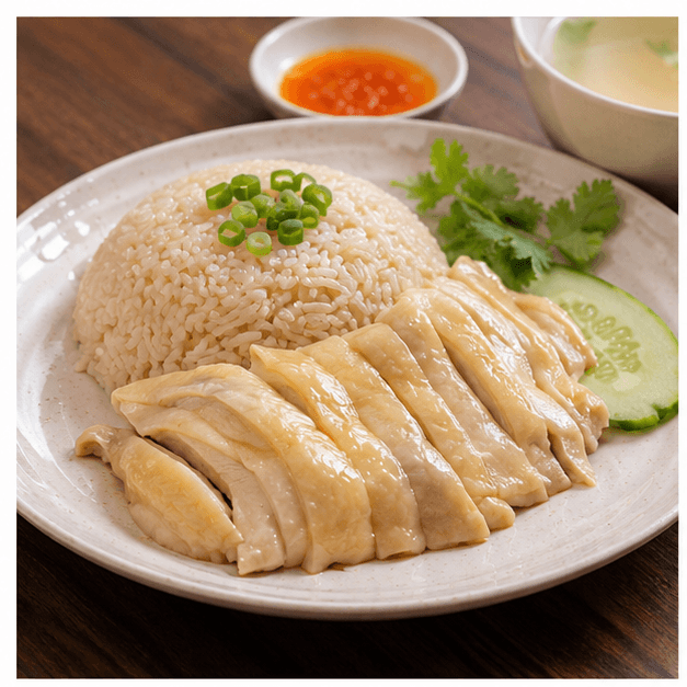 Hainanese chicken rice