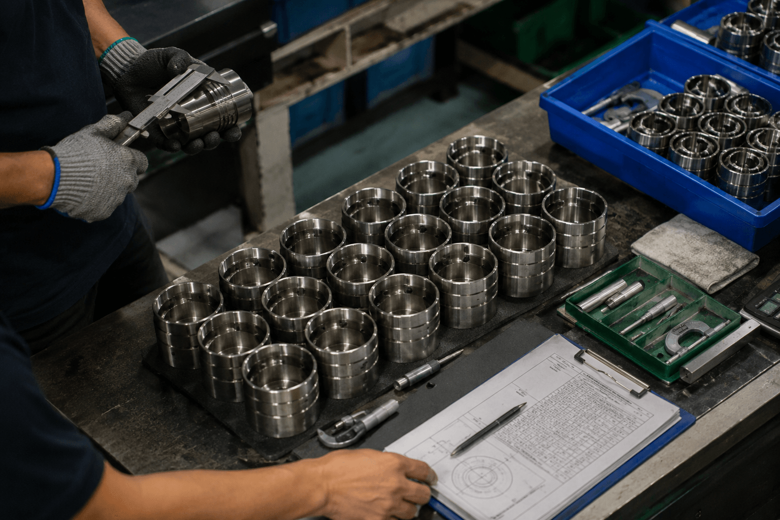 Metrology inspection station