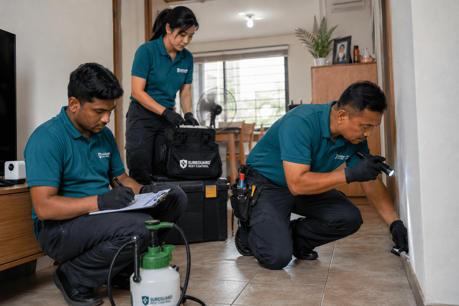 Ironclad pest control field work