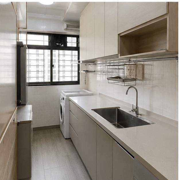 Tiong Bahru walk-up, study